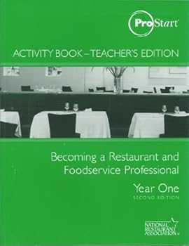 Paperback Becoming a Restaurant and Foodservice Professional -Year One - Activity Book - Teacher's Edition Book