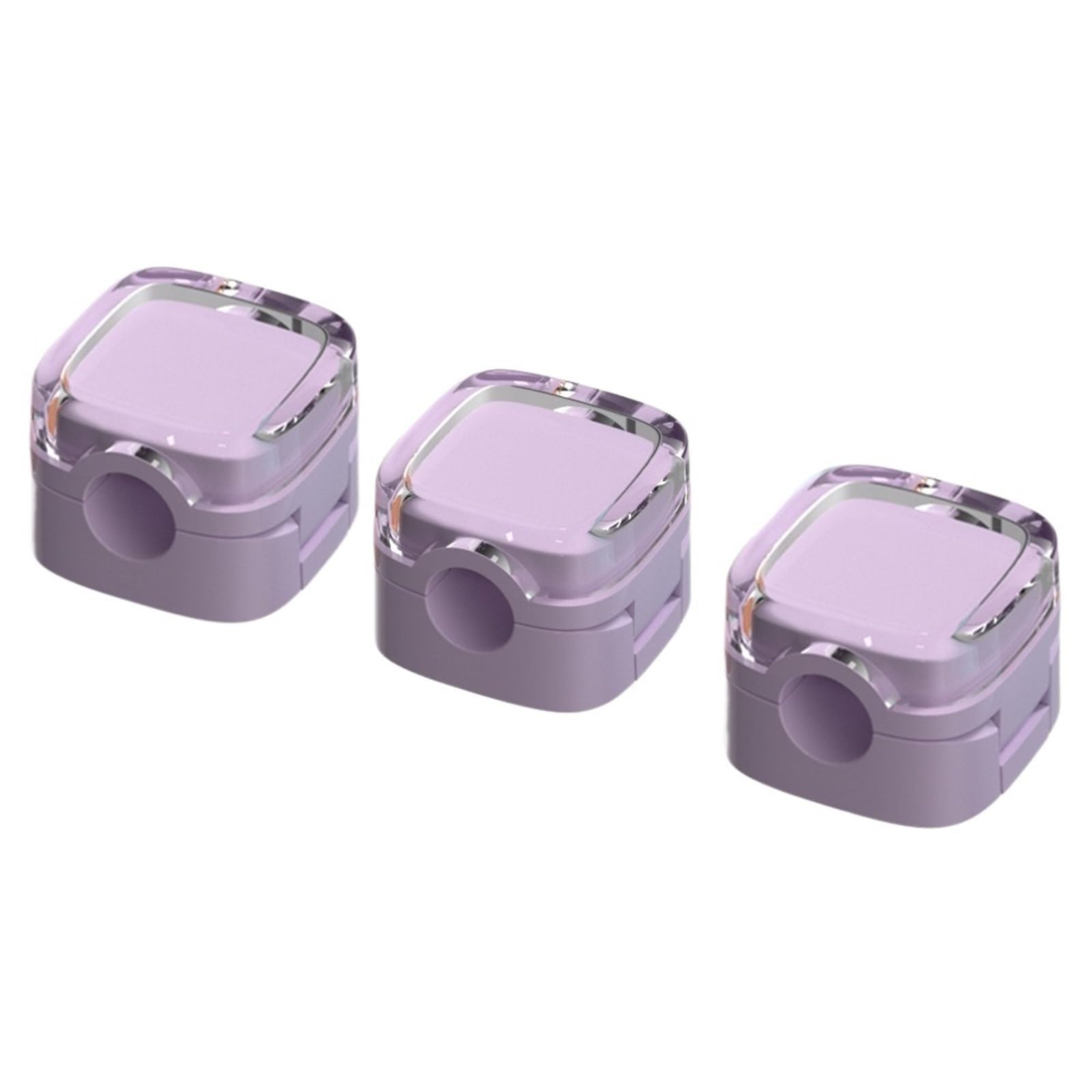3pcs Magnetic Cable Clips - Adjustable Cord Holders for Cable Management(3PCS Purple)