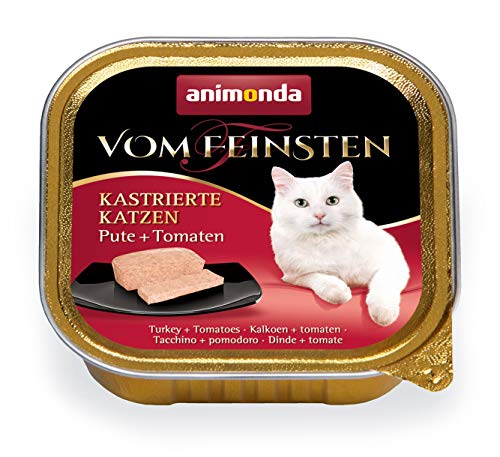 animonda Vom Feinsten Adult Katzenfutter, Nassfutter für ausgewachsene Katzen, Fleisch Vielfalt mit Geflügel, 32 x 100 g