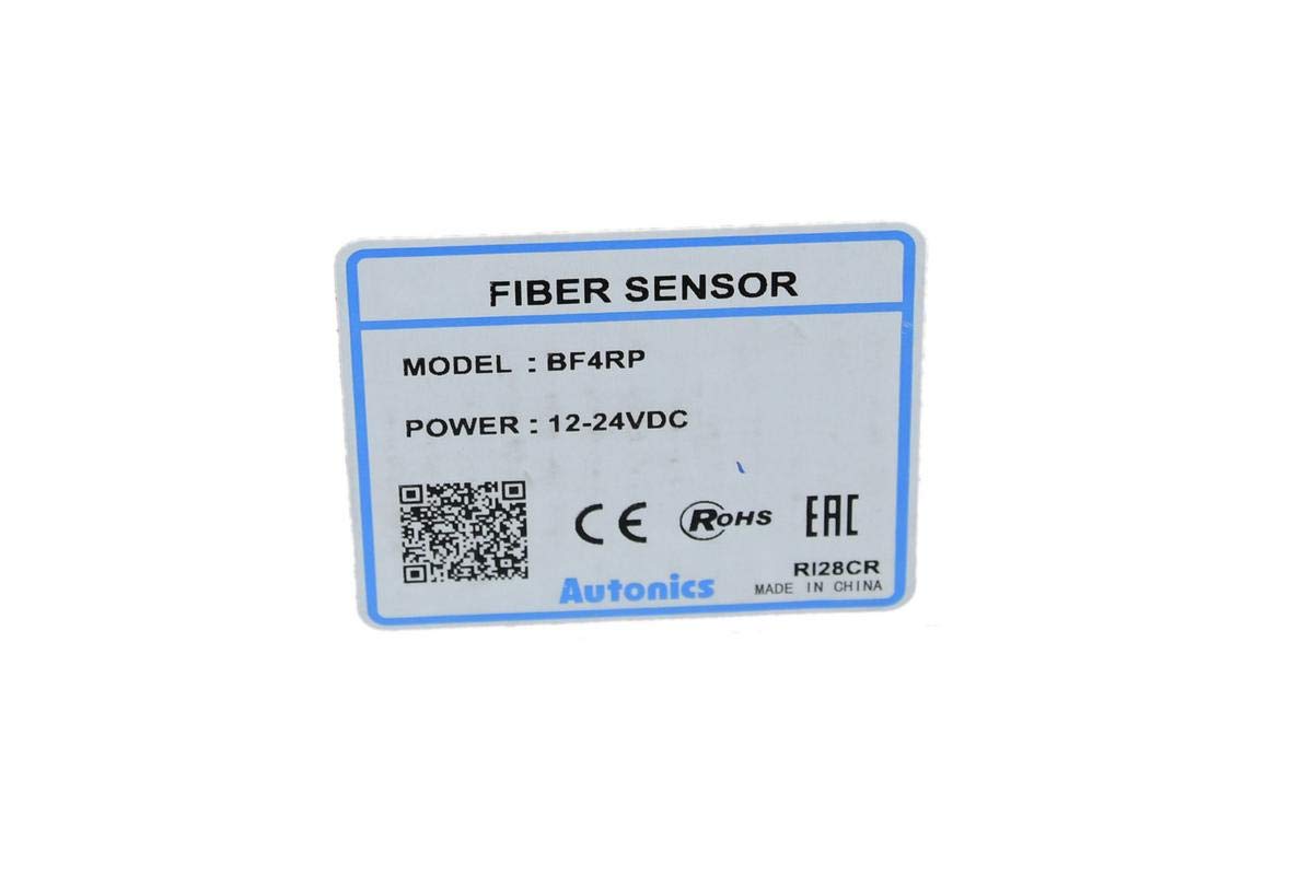 AUTONICS BF4RP 12-24 VDC (Fiber REQ'D), AUTO Tune, PNP Output, Amplifier, RED LED, Fiber Optic