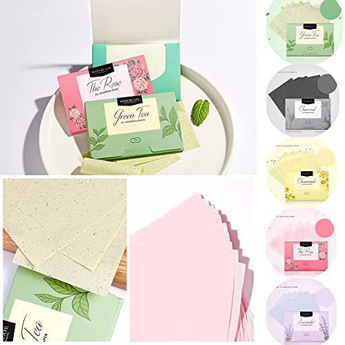 Öl-Löschpapier 500 Blatt Gesichtsöl Blotting Paper Halten Sie die Haut frisch und glatt, verhindern Sie Akne, Die für Die Gesichtspflege Verwendet Wird und für Die Meisten Szenen Geeignet ist
