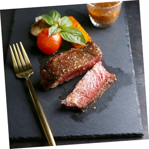 Plato rectangular para sushi y postre 30 cm negro miniatura 5
