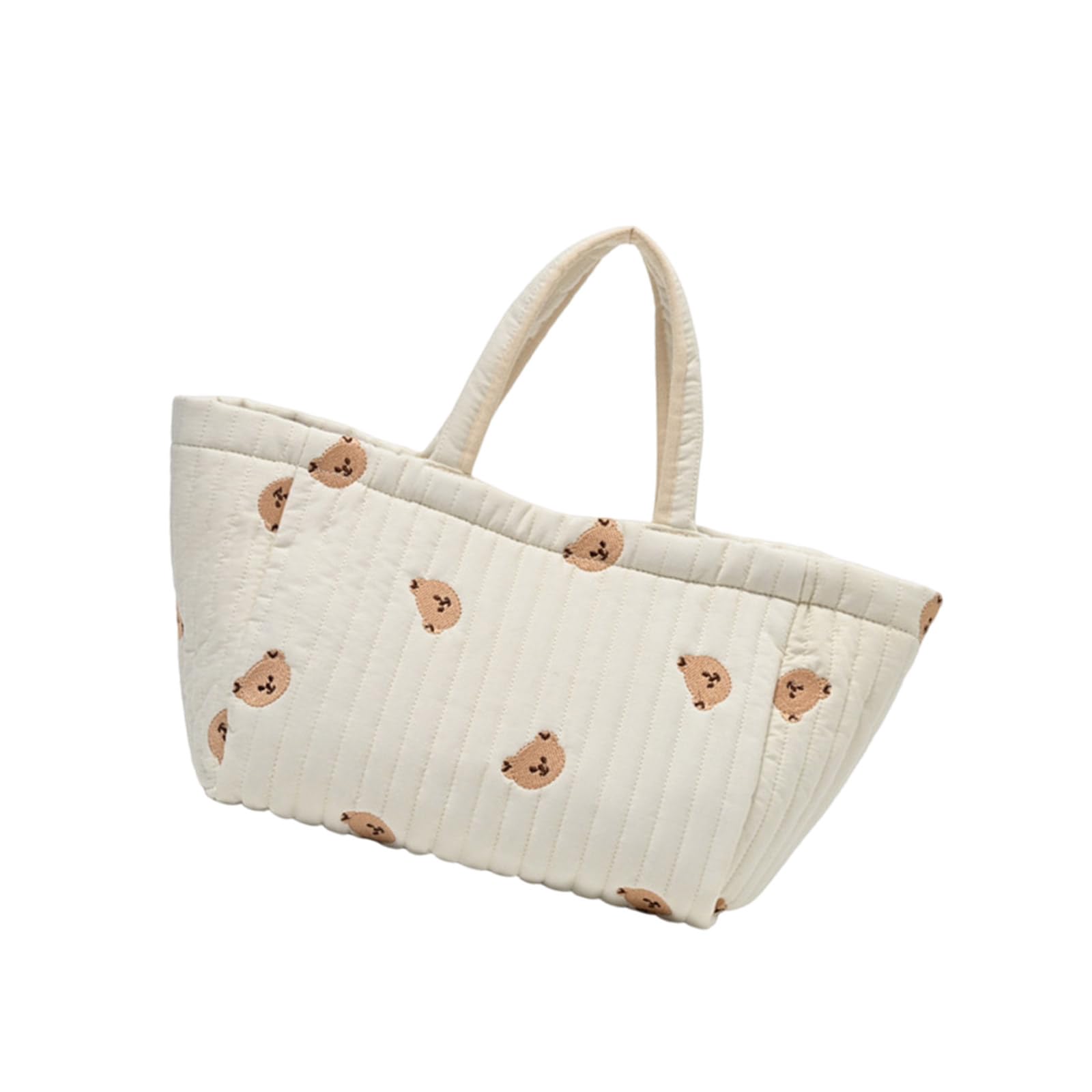 Borsa per pannolini da donna, grande capacità, con motivo ricamato, per passeggino, da appendere al passeggino