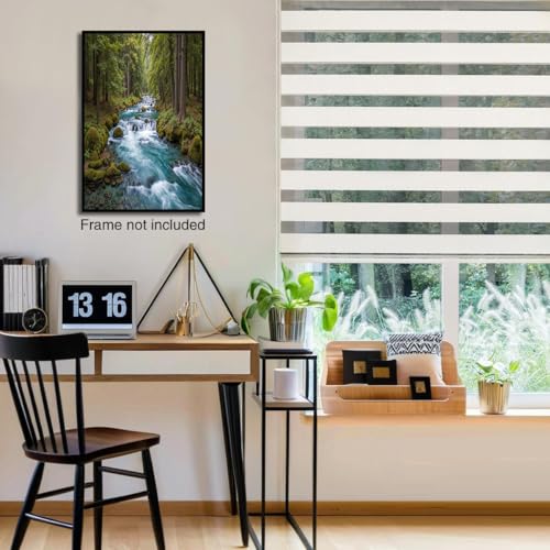 Clear stream paysage forestier impression sur toile luxe