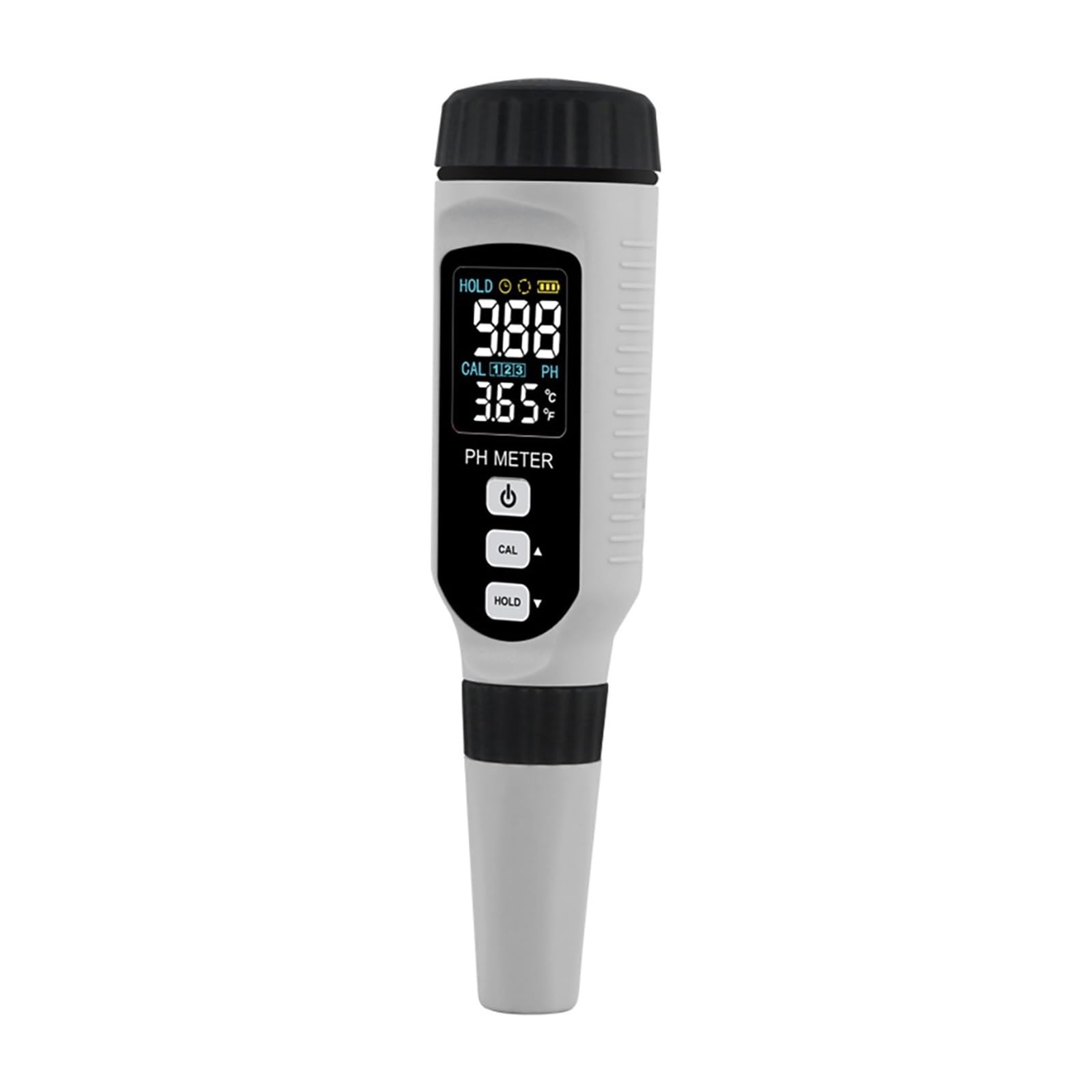 Kit per l'analisi dell'Acqua, Misuratore di PH Portatile a Penna, Tester qualità Acqua, acidometro for Acquario, Include Batteria al Litio da 3,7 V