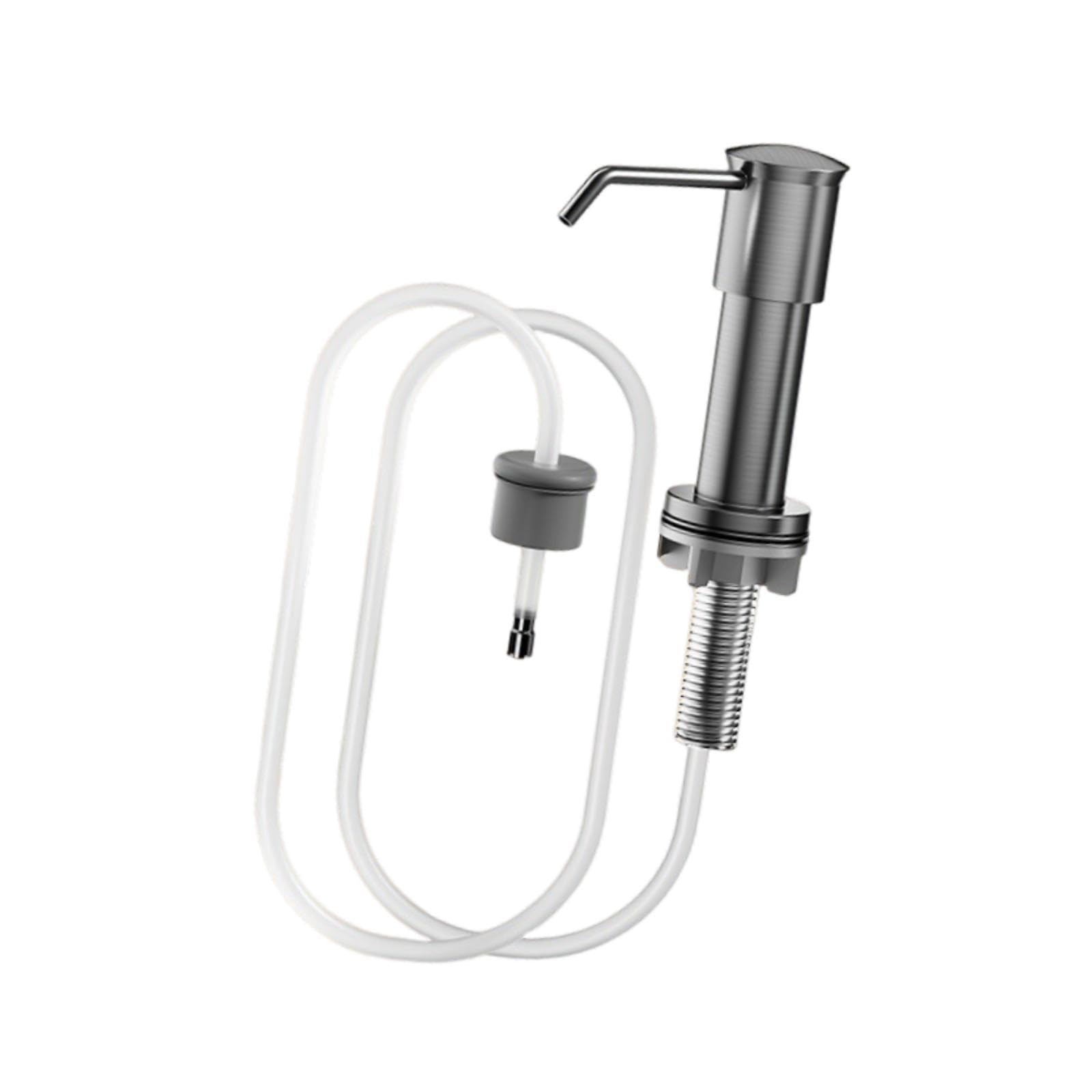 TRENDIVIBE Dish Soap Dispenser Tools Dish Lotion Sink Dispenser for Cafe Office Kitchen Gray-image-41