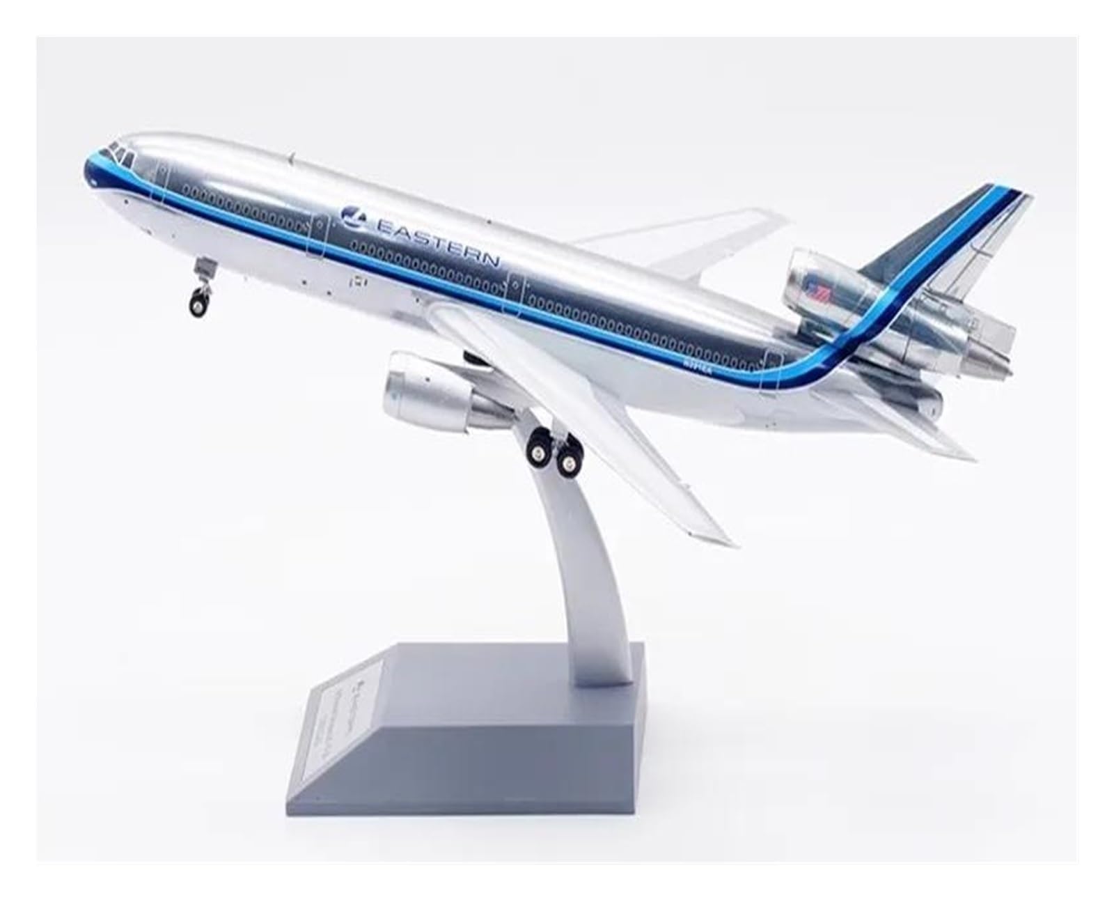 Avión de metal Eastern Airlines DC-10-30 a escala 1:200 con acabado premium fundido a presión