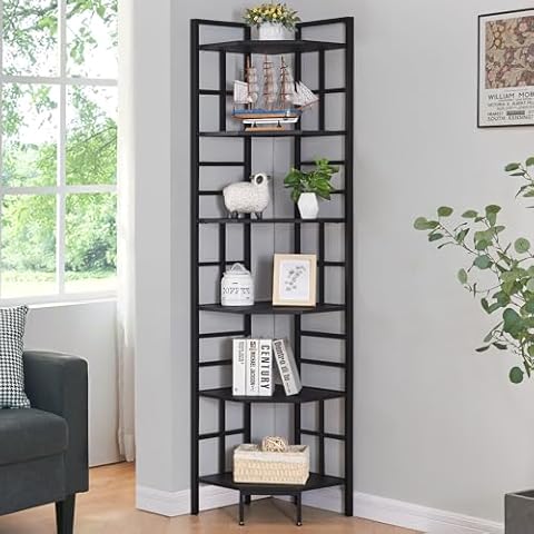 HOMISSUE 6-Tier Corner Shelf Cover