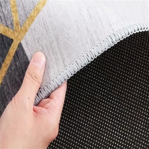 Tapis d'entrée grand format résistant aux taches motif rétro