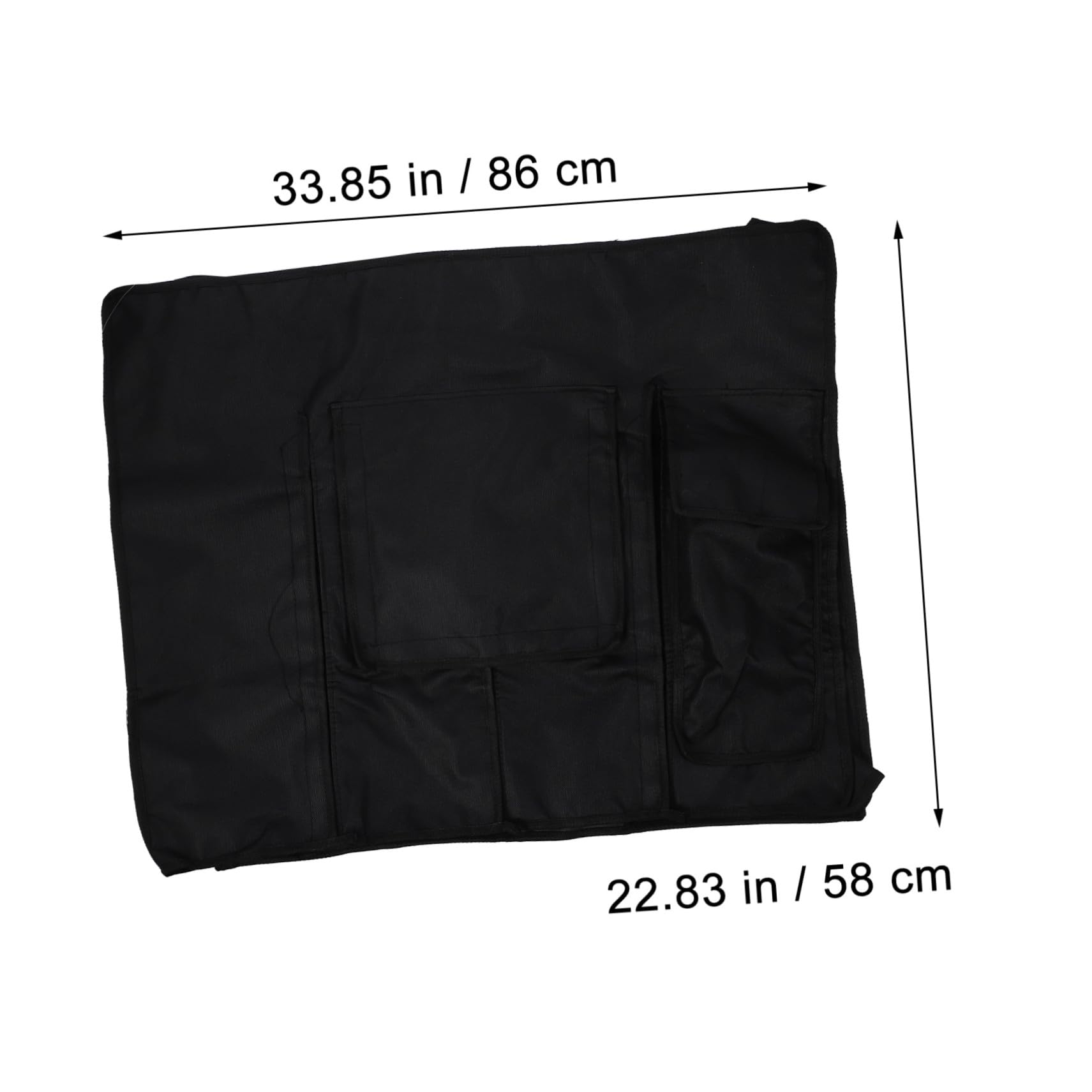 Copertura per Televisore da Esterno Oxford Nero, Custodia Anti-polvere Resistente per Tv da 30-32 Pollici, per Uso Outdoor