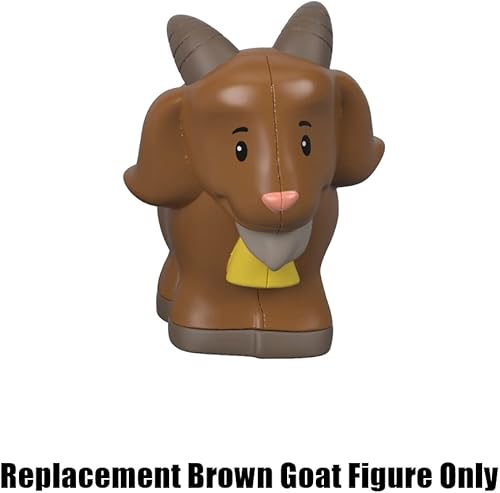 Miniatura 5 de Pieza de repuesto para el juego Fisher-Price Little People Farm Animal Friends - GFL21  Figura de repuesto de cabra marrón