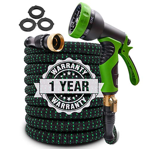 2020 Upgraded Expandable Garden Hose 50ft Retractable Water Hose, Flexible Garden Hose
