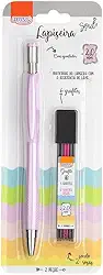 BRW Lapiseira 2.0mm + Tubo Grafite 6 un. Soul Cor Pastel - BRW COR:LILÁS