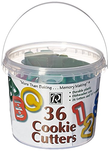 R&M 5900 International Alphabet And Number 1.5 Inch Cookie Cutters cover
