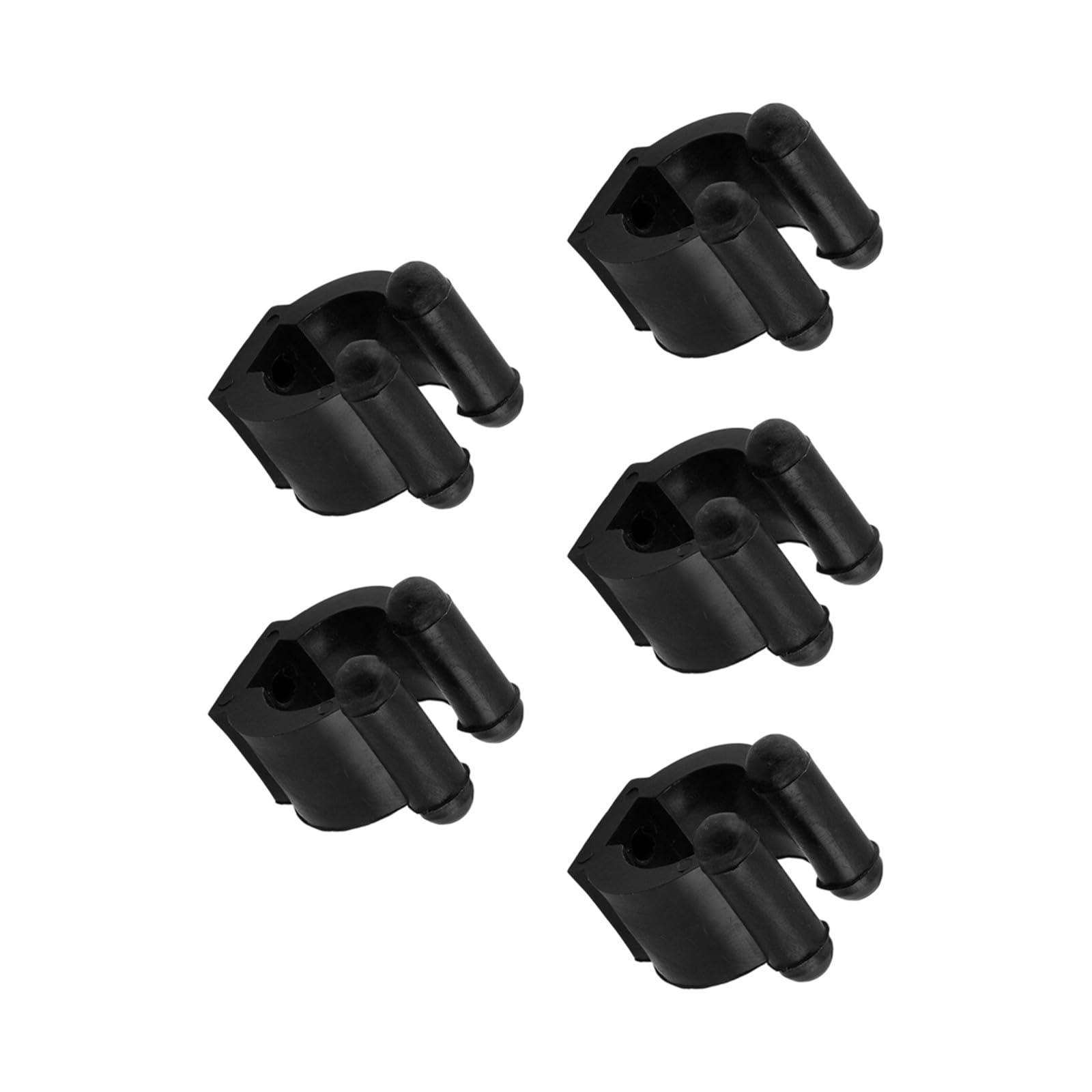 5 soportes portátiles para caña de pescar, para palos de pescar, para colocar en la pared, accesorios para peces al aire libre, soporte de clip para localizar tacos de billar