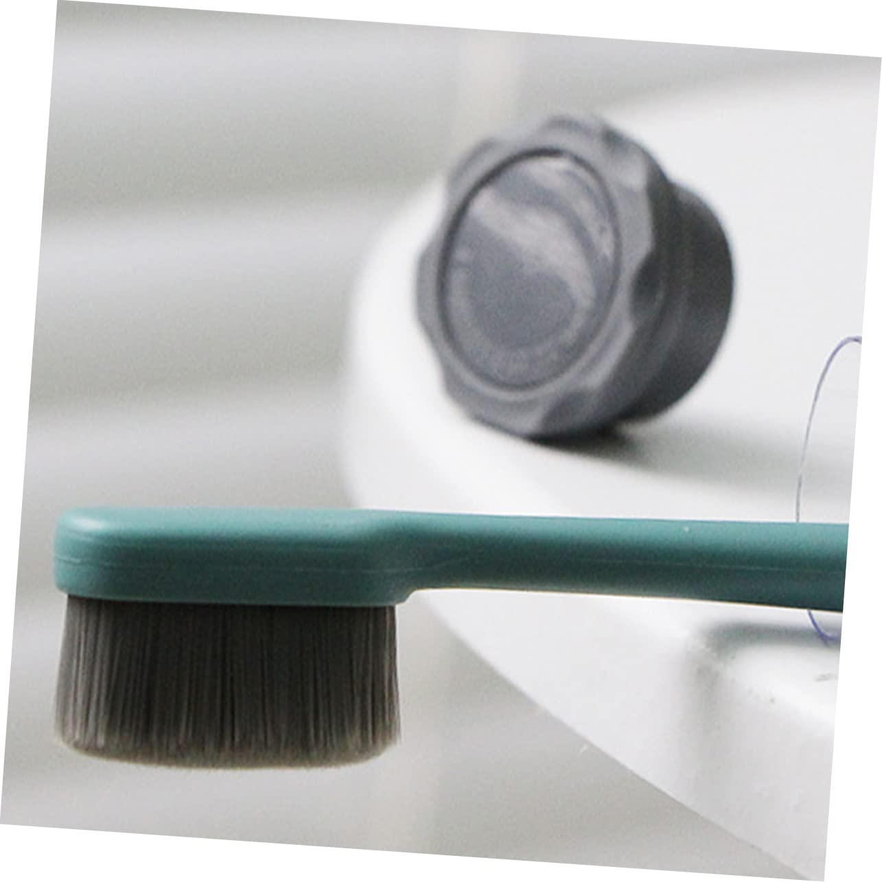 TOVINANNA 10pcs Nylon Silk Toothbrushes Charcoal Toothbrush Convenient Toothbrushes Travel Portable Toothbrush with Holder Friendly Toothbrush Adult Toothbrushes Japanese-Style