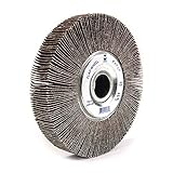 Mercer Industries 368120 Center Hole Aluminum Oxide Flap Wheel, 6