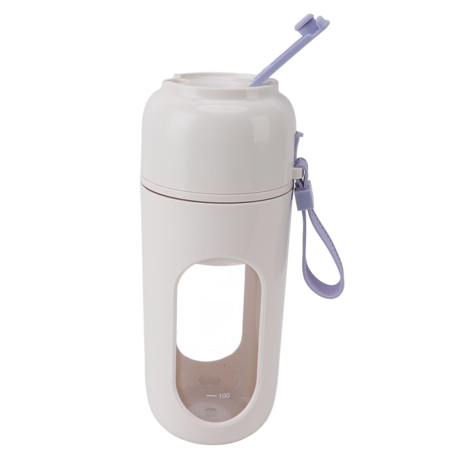 Hidyliu Mini Mixeur Portable Rechargeable par USB, pour Smoothies et Shakes, adapté aux Voyages à Domicile et au Sport, capacité de 340 Ml (Violette)