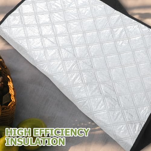 Couvercle de congélateur argenté isolant pour optimiser le garage - 8