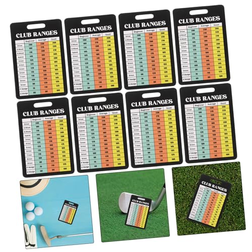 10 tarjetas para puntaje de golf livianas y reutilizables miniatura 7