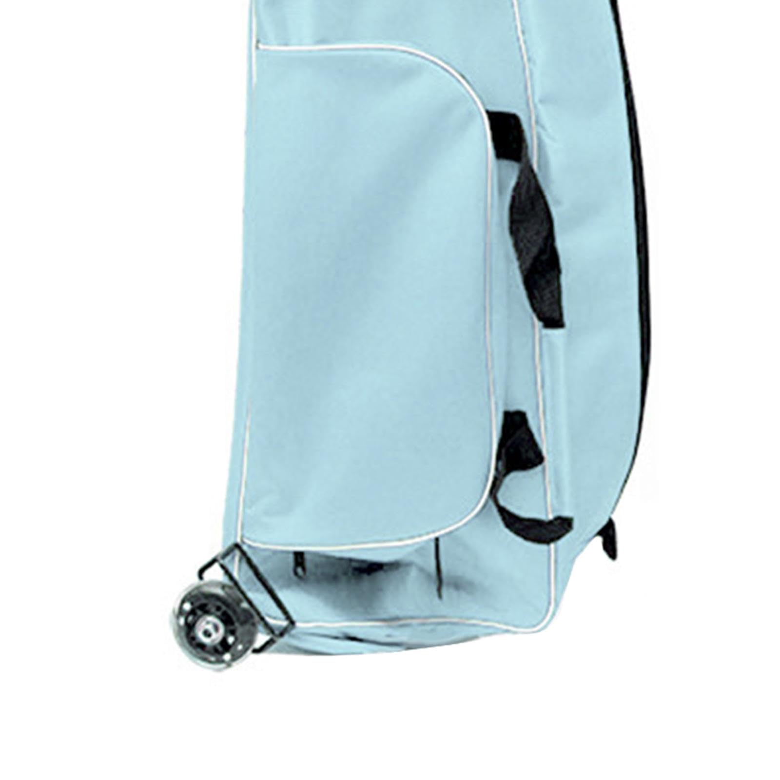 DYNWAVE Fencing Bag with Wheels Trolley Case Wear Resistant Accessories Travel Bag Fencing Storage Bag for Foil Enthusiasts Beginners, Blue