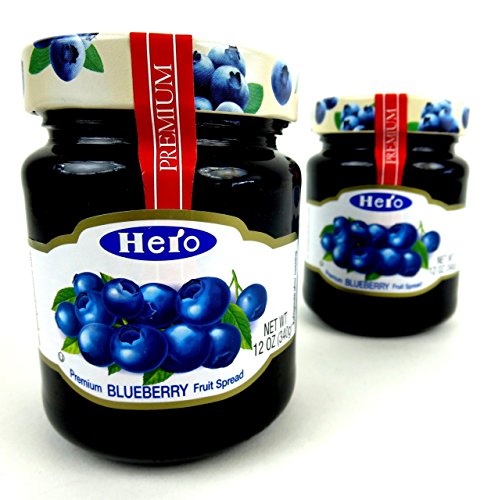 Hero Premium Blueberry Fruit Spread, 12 Oz Jars In A Blacktie Box (Pack Of 2) #TOP3