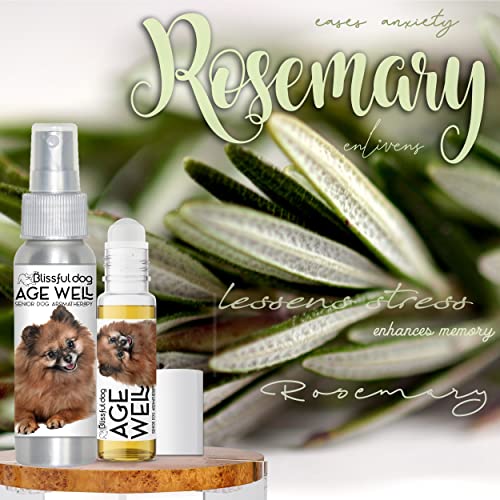 Image of The Blissful Dog Pomeranian Age Well Dog Aromatherapy Roll-On Bottle for Your Dog's Peaceful Ageing