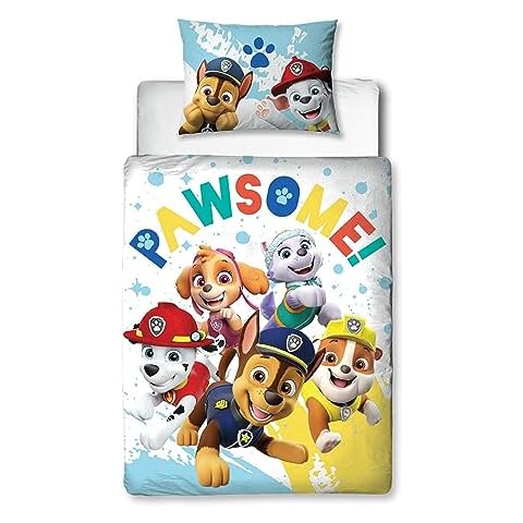 Paw Patrol Toddler Cot Bed Duvet Set Cover