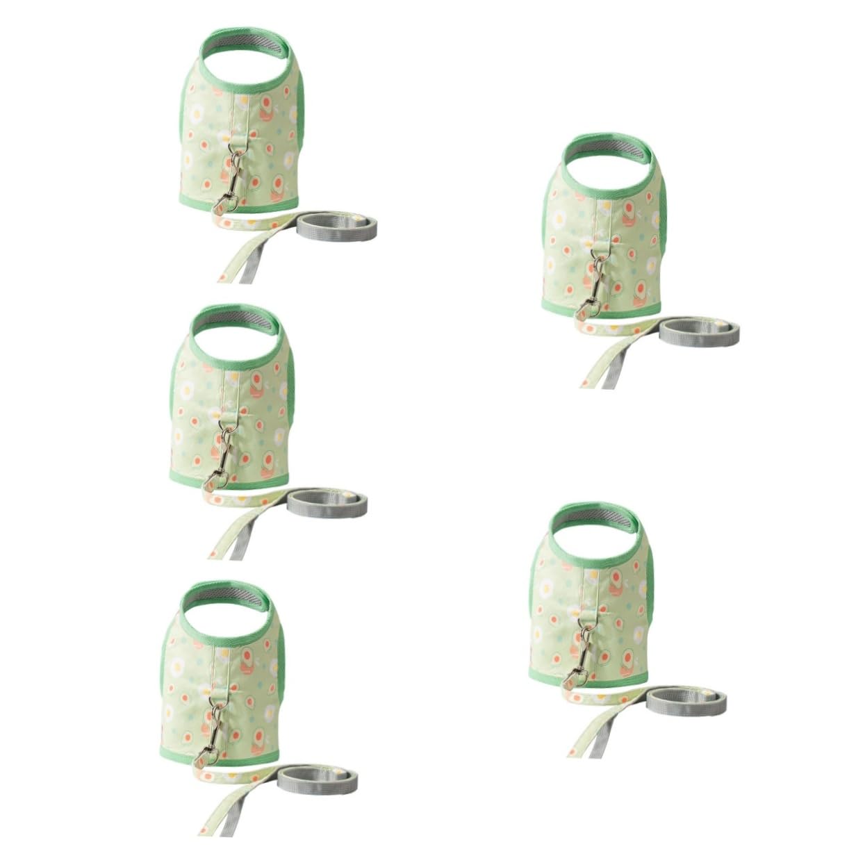 Toddmomy 5juegos Arnés y Correa para Mascotas con Estampado De Aguacate Arnés para Gatos y Cachorros Kit De Paseo para Perros para Entrenamiento y Salidas Al Aire
