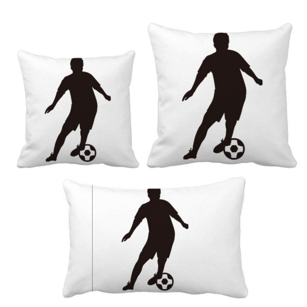 Taie de coussin football DIYthinker sport pour décoration de maison