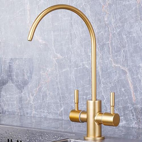 Robinet de cuisine d'eau potable en acier inoxydable contre le calcaire QYYZTQY
