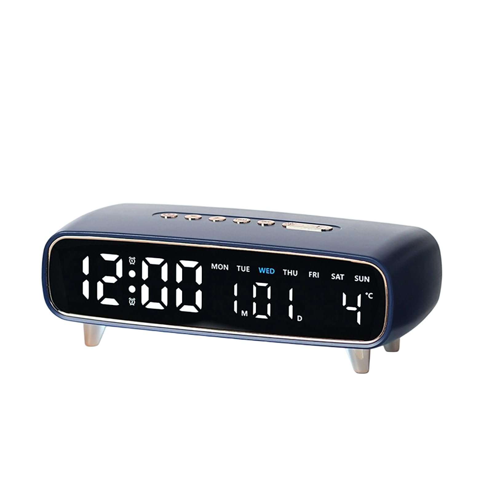 Elegante Orologio elettronico Digitale con Luce Notturna Integrata e Due funzioni Timer Sveglia Porta Ricarica USB Sveglia LED