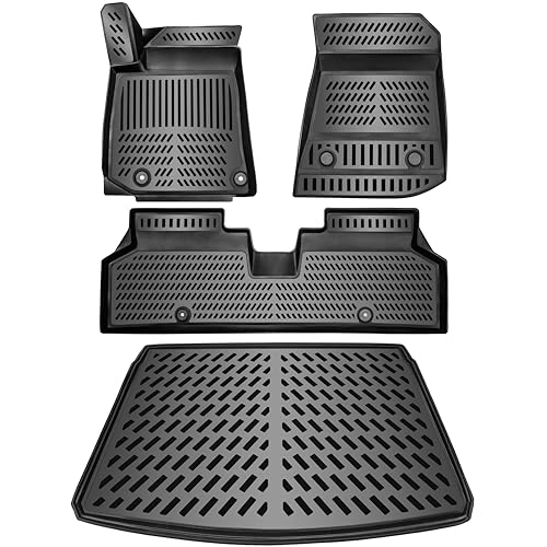 Tapis 3D pour KIA NIRO EV SG2 anti-boue avec bac de coffre étanche