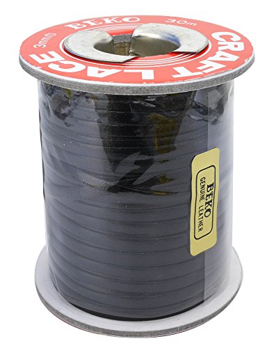 クラフト社 かがり用レース クラフトレース 巻 3mm 黒 3524-03