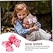 Toyvian 2Pcs All Match Hair Clips with Printed Bowknots Soft Hairpins for Cute Patterned Hair Barrettes for Daily Wear and Special Occasions