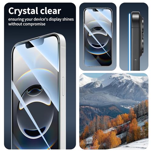 Fynorao 3+3+1-Pack, Screen Protector and Camera Lens Protector for iPhone 17e/16e with Installation Alignment Aid, Tempered Glass Film, Impact-Protection, HD, Anti-Scratch, 9H Hardness by Fynorao - Used condition - Image 8