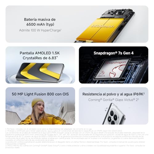 Miniatura 2 de XIAOMI POCO M8 Pro 5G Smartphone de 8+256GB Verde Pantalla de 6,83" 1.5K