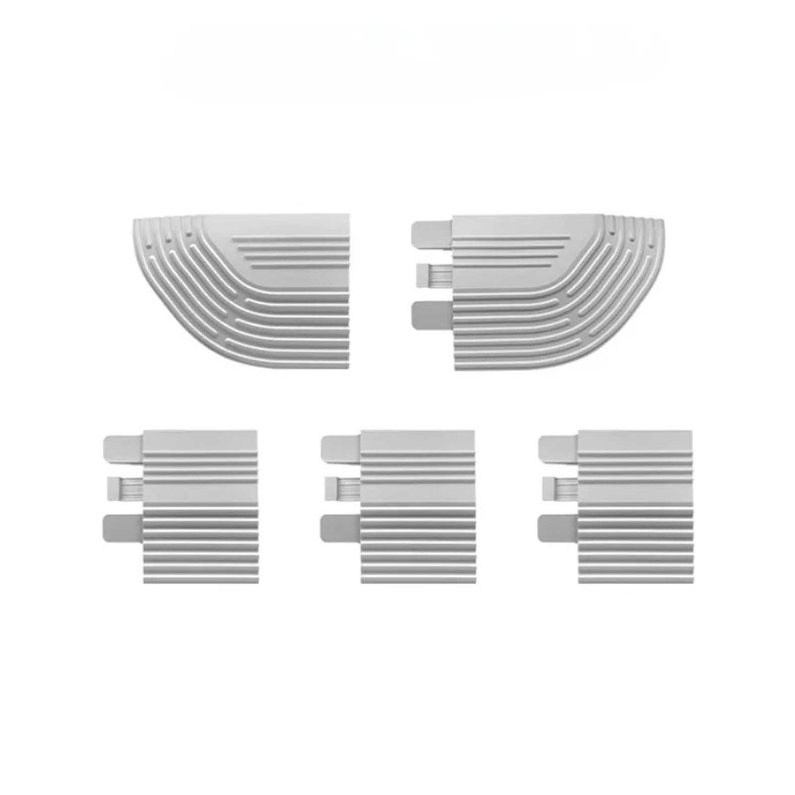 GENTERUN Robotic Vacuum Cleaner Threshold Ramp Standard Set ，Compatible For Dreame， Bot L10series/X40 Series/all Series Spare Parts Accessories