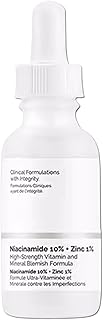 Niacinamide and Zinc Serum, 10% Niacinamide Serum + 1% Zinc Serum, Reduce Pores Sizes, Anti Aging Face Moisturiser, Glow Skin Correcting Facial Serum for Women (30ML)