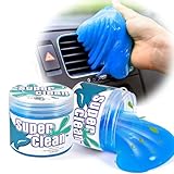 Reinigungsgel, Auto-Kittschleim, Auto-Detailing-Werkzeuge, universeller parfümierter Innenreiniger, wiederverwendbar, Schlamm, Tastatur-Fugendüse, Staubreiniger, Entferner für Auto-Lüftung, Elektronik