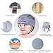 ELENKER Baby Adjustable Safety Helmet Children Headguard Infant Protective Harnesses Cap Gray