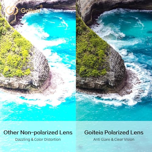 Goiteia Polarized Oversized Polarized Flip up Clip on Sunglasses over Prescription Glasses for Fashion Women UV400 Protection4