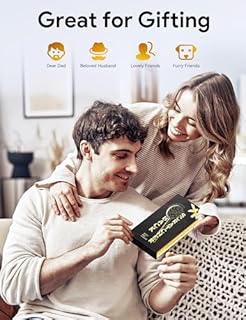 TUKUOS Telescoping Back Scratcher with 5 Detachable Scratching Heads, Rubber Handles, Anniversary Birthday Gifts for Men Women Back Scratcher for Men/Dad/Women/Adults