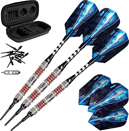 Viper Astro 80% Tungsten Soft Tip Darts with Storage/Travel Case