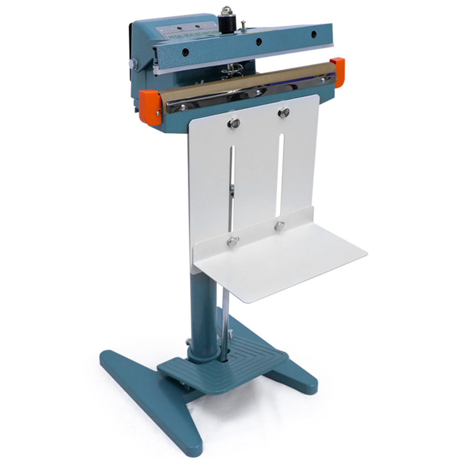 Longueur de joint 350mm pour cette scelleuse à impulsion avec coupeur et pédale