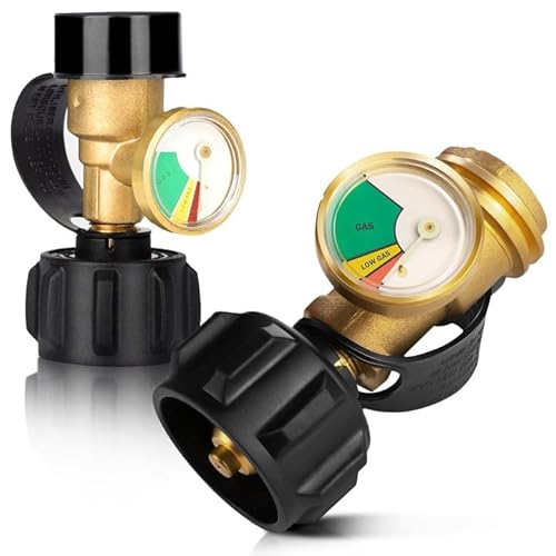 Bestfire 2 PCS Propane Tank Gauge with Leak Detector –