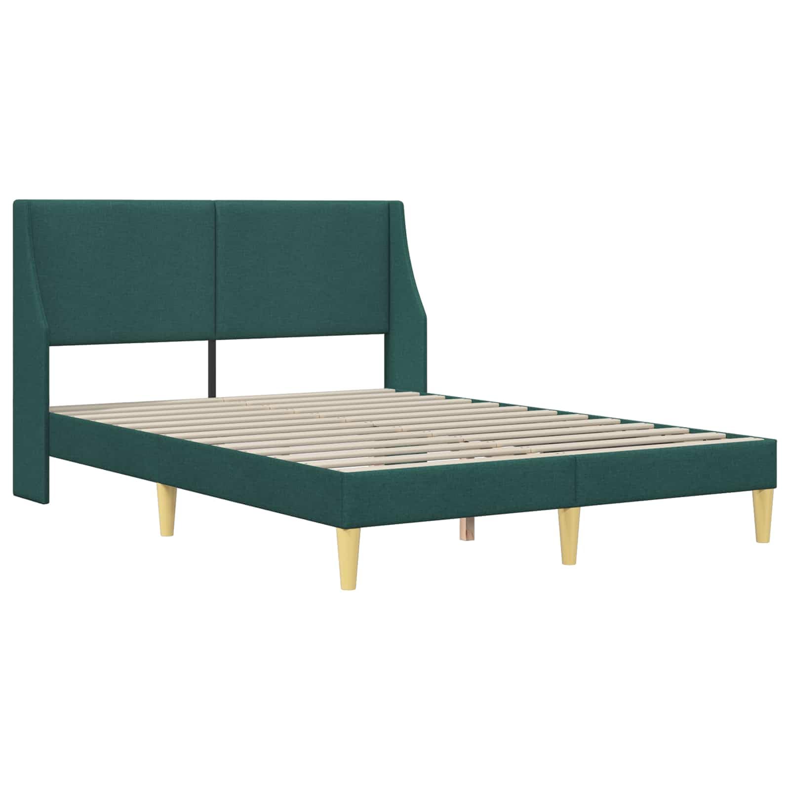 Telaio per letto con testiera e rete a doghe, robusto telaio per letto in compensato, design moderno per camera da letto, portata fino a 280 kg, piastra di collegamento