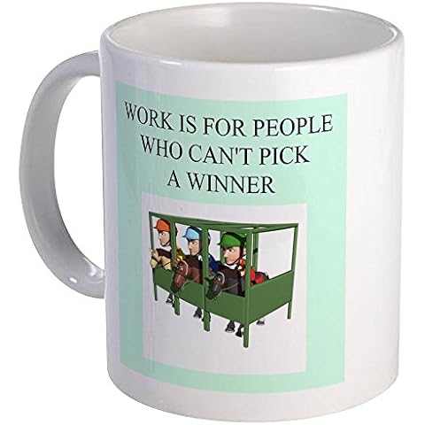 CafePress Horse Racing Gifts T Shirts Mug Ceramic Coffee Mug, Tea Cup 11 oz Cover
