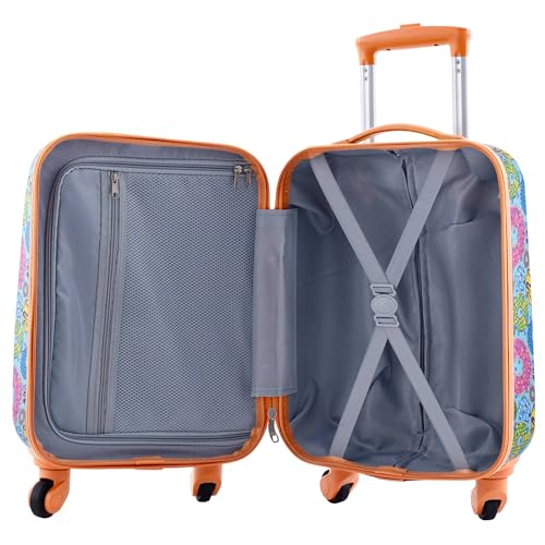 Image of Travelers Club 5 Piece Kids' Luggage Set, Donut