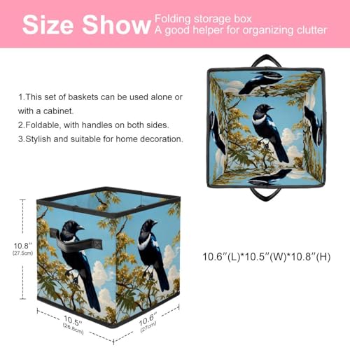 Boîte de rangement pliable premium avec poignées en cuir véritable et finitions luxe - 3